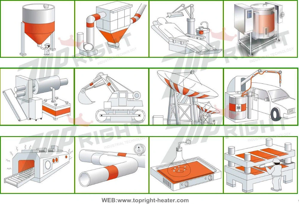 Silicone Rubber Insulation Defrosting Defrosting Drain Pipe Heater